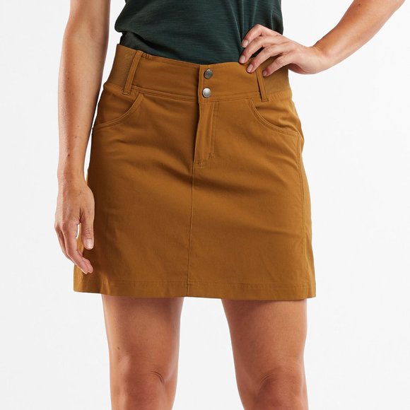 Title Nine Clamber Skort, Coffee - Picture 6 of 10